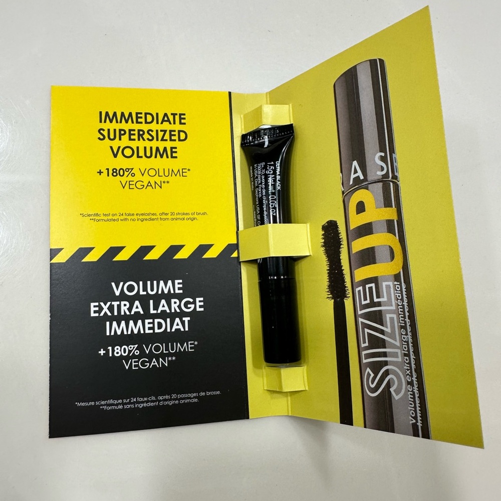 🦋 3/$9 Sephora Size Up Mascara in black NWT